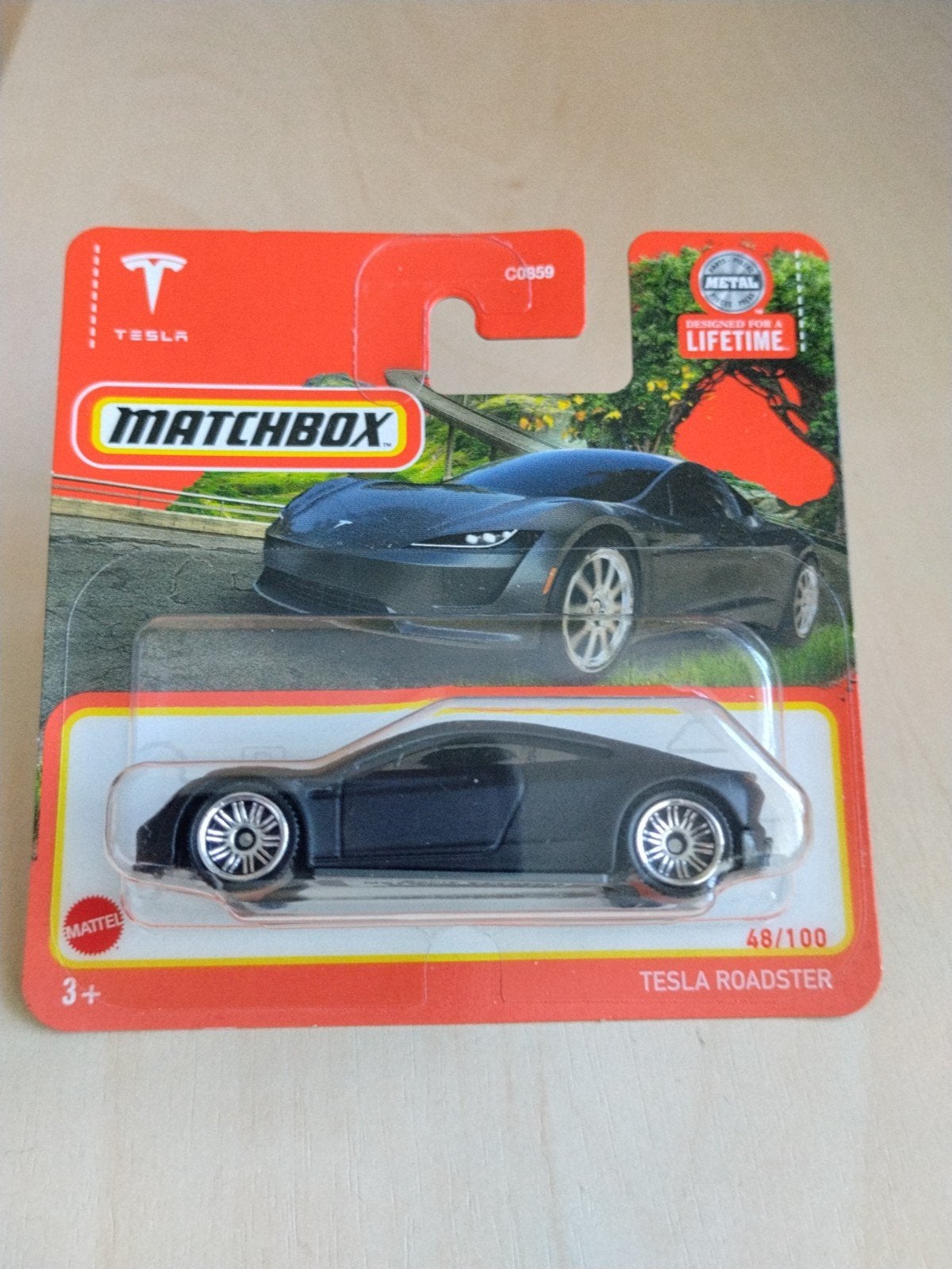 Matchbox Tesla roadster, Ophalen of Verzenden, Nieuw, Auto