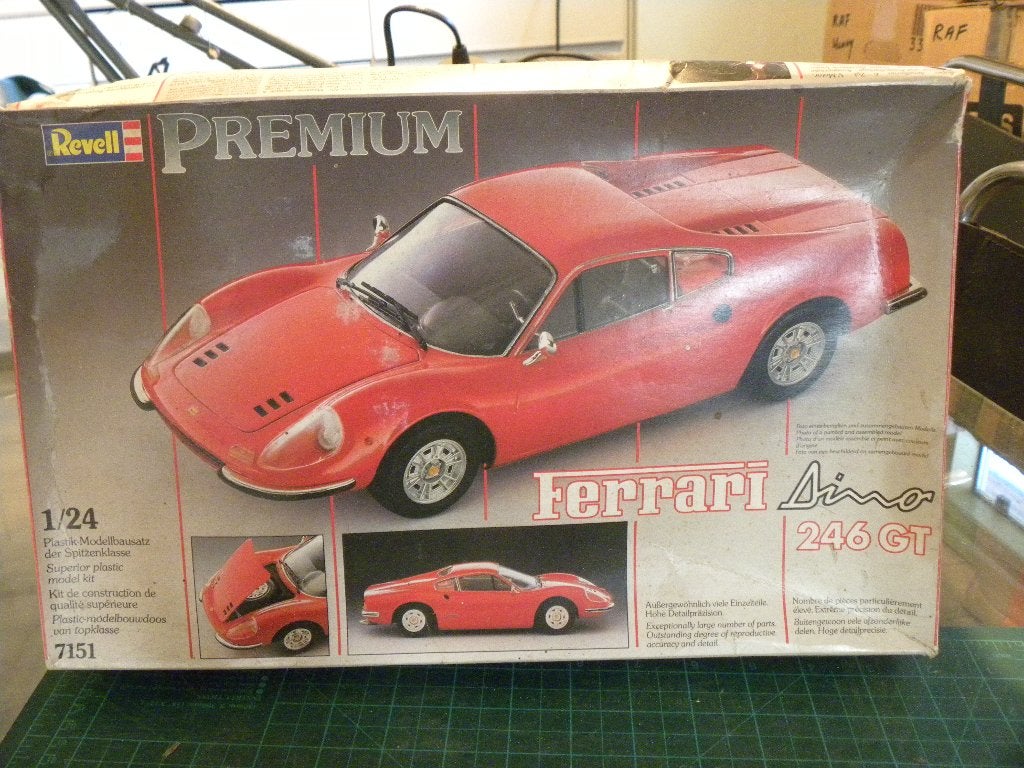 Ferrari Dino 246GT, Fujimi, Auto, Groter dan 1:32, Ophalen of Verzenden