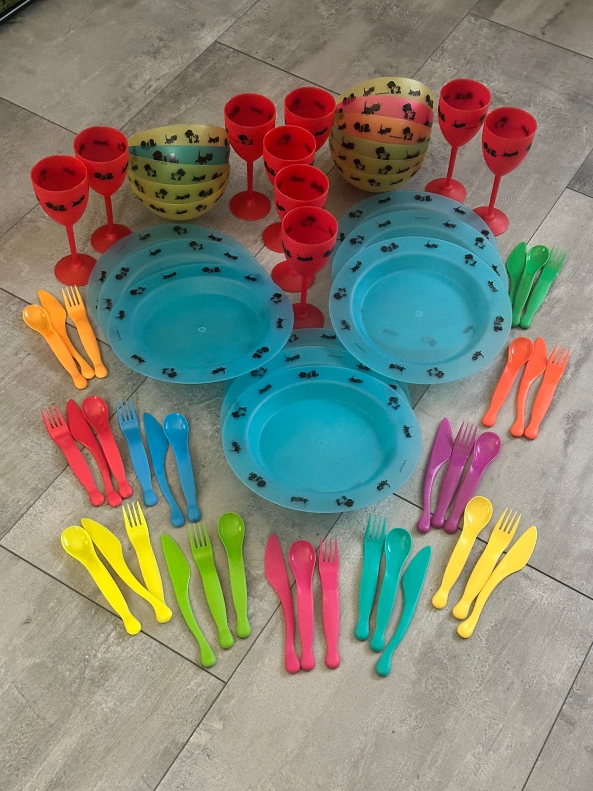 Jip Janneke Takkie Siepie servies voor bv een kinderfeestje, Ophalen of Verzenden, Gebruikt, Overige typen, Overige