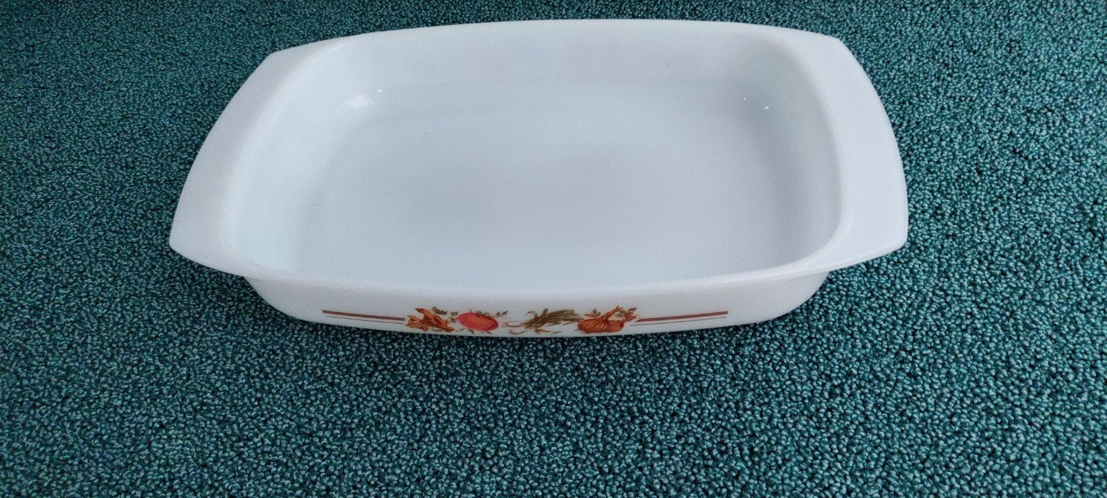 Ovenschaal,RETRO,ACROPOL FRANCE,wit,vuurvast,Vintage,fruit, Huis en Inrichting, Ophalen of Verzenden, Nieuw, Overige stijlen, Schaal of Schalen