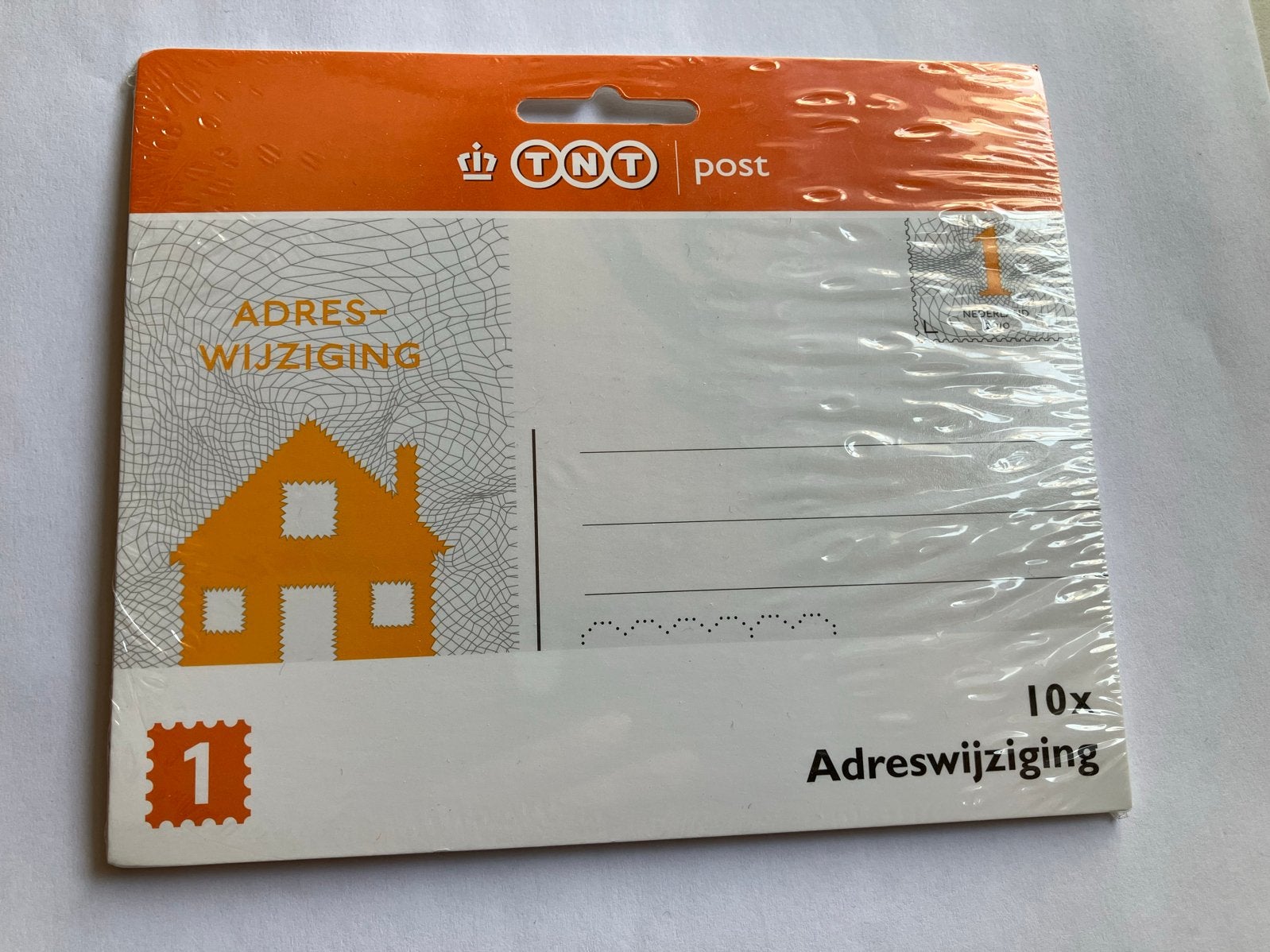 Verhuiskaarten TNT Post 2010 (in plastic), Ophalen of Verzenden, Briefkaart