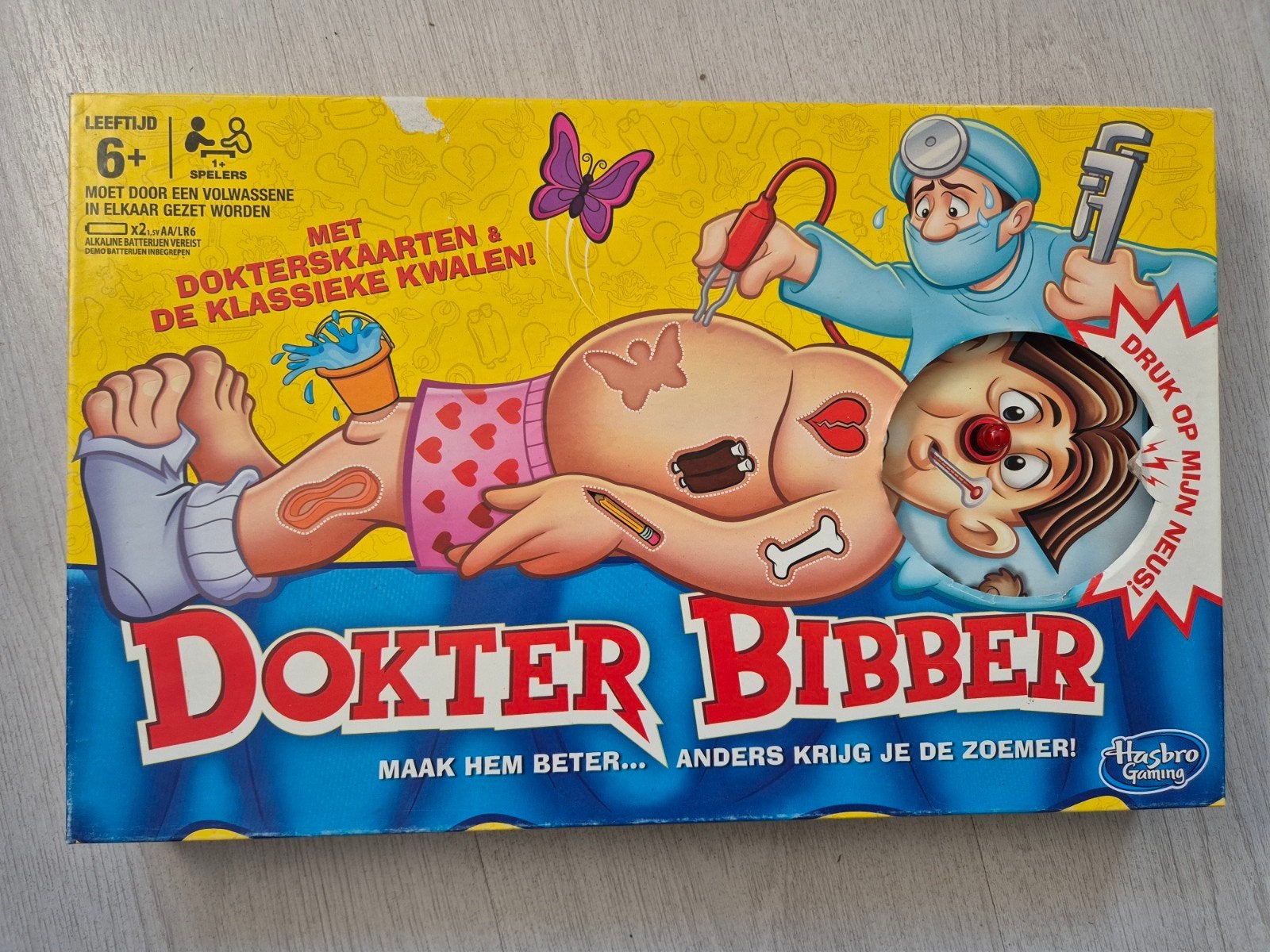 Dokter Bibber, Ophalen of Verzenden, Zo goed als nieuw, Hasbro