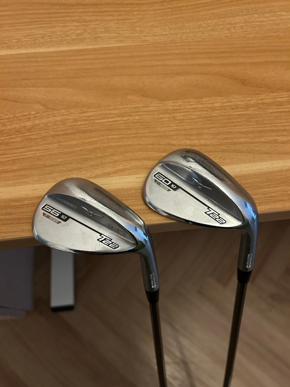 Mizuno T22 wedges 56 en 60 graden, Sport en Fitness, Ophalen of Verzenden, Gebruikt, Club, Mizuno