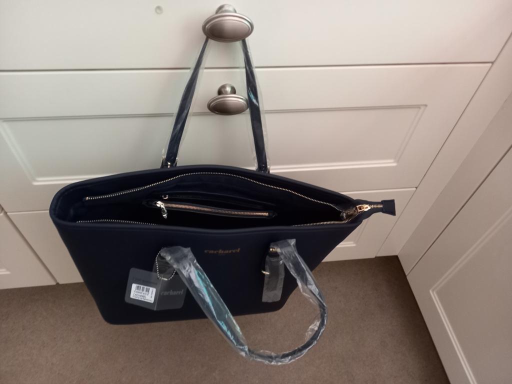Chacarel (Nieuw)Navy kleur Shopping Bag, Blauw, Minder dan 40 cm, Nieuw, Minder dan 35 cm