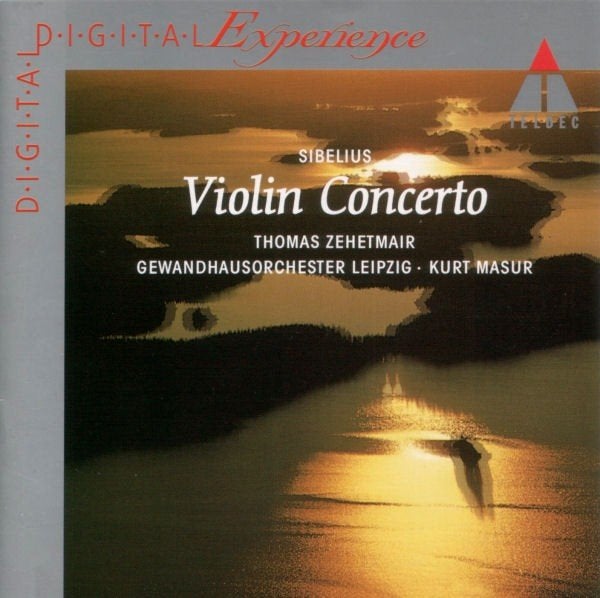 SIBELIUS Violin concerto CD ZEHETMAIR MASUR TELDEC EX, Cd's en Dvd's, Cd's | Klassiek, Ophalen of Verzenden, Romantiek, Gebruikt