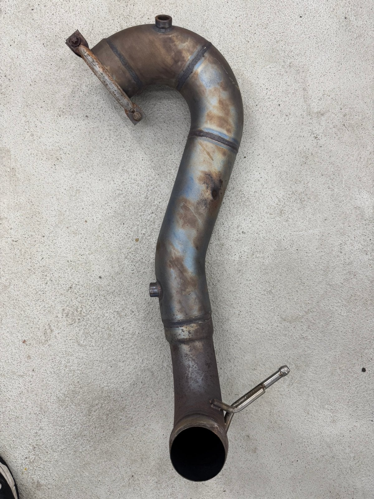 Mercedes A45 W176 catlless downpipe, Auto-onderdelen, Uitlaatsystemen, Ophalen, Gebruikt, Mercedes-Benz