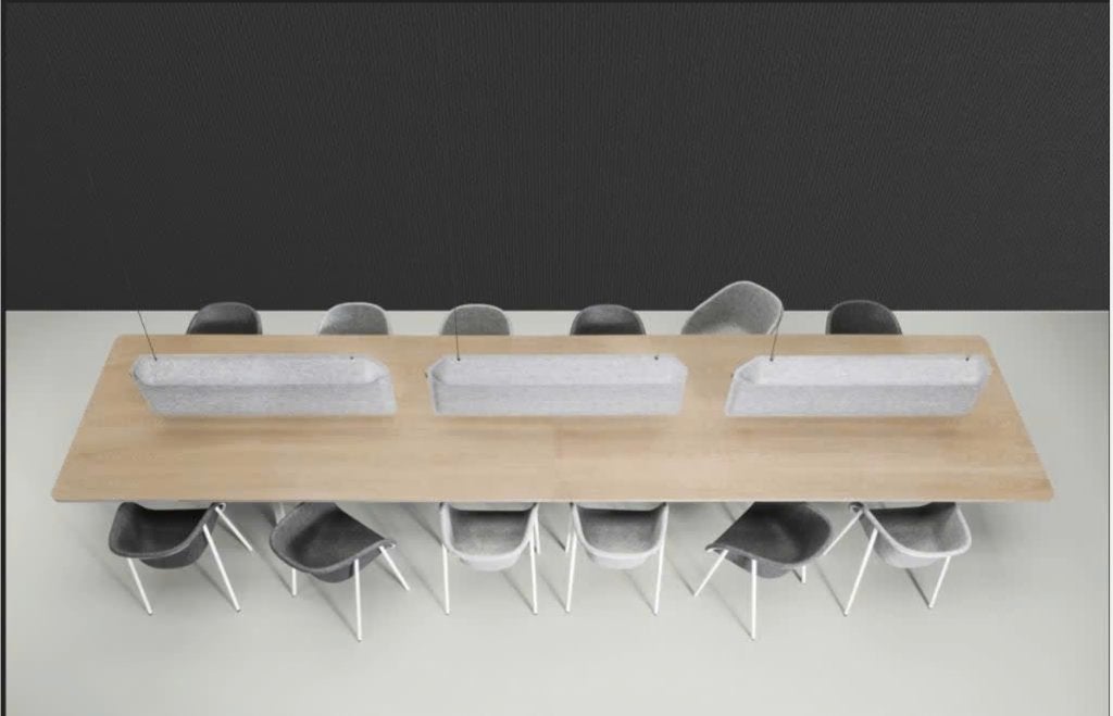 Workplace Divider AK2 DeVorm Acoustisch paneel/lamp, Ophalen, Modern Tijdloos Chique Stilte Akoestisch Acoustisch, Overige fittingen