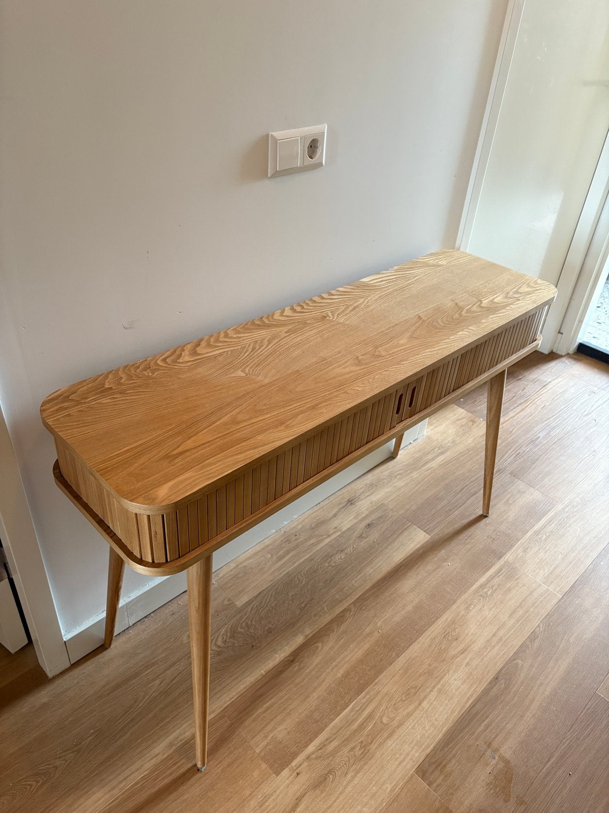 Zuiver Barbier Console Tafel - erg nette staat, Ophalen, 100 tot 150 cm, Zo goed als nieuw, Overige houtsoorten