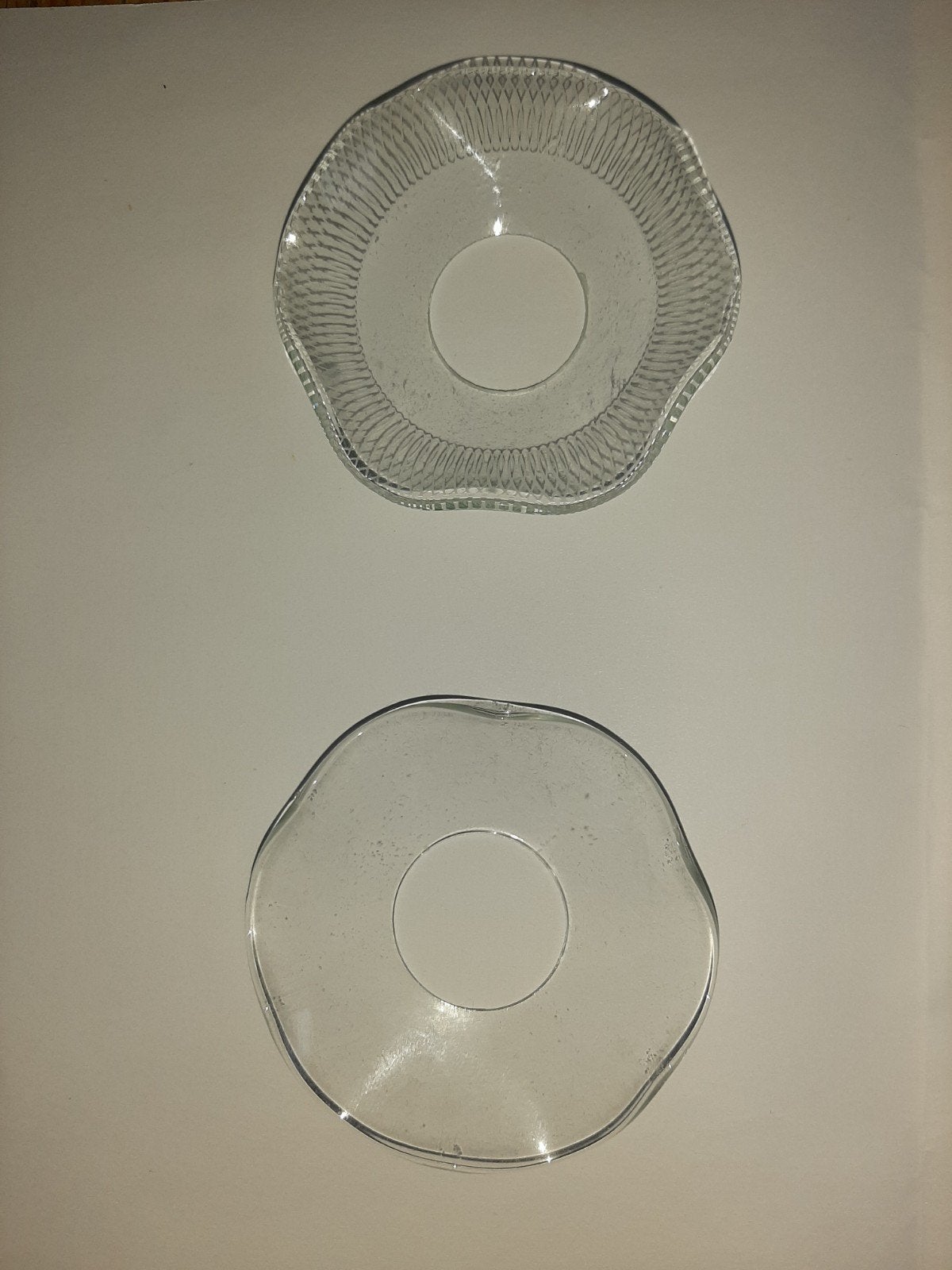 kaarsen druppelvanger glas, Ophalen of Verzenden, Glas of Kopje