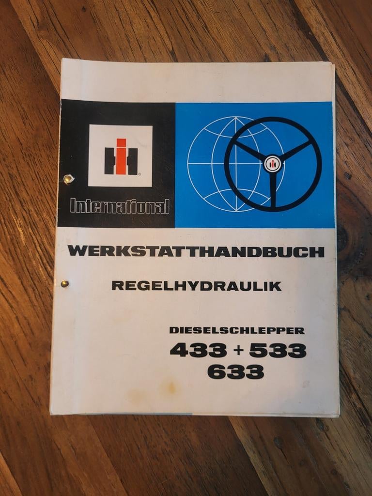 IHC 433 533 633 Werkstatthandbuch hydraulik International, Ophalen of Verzenden