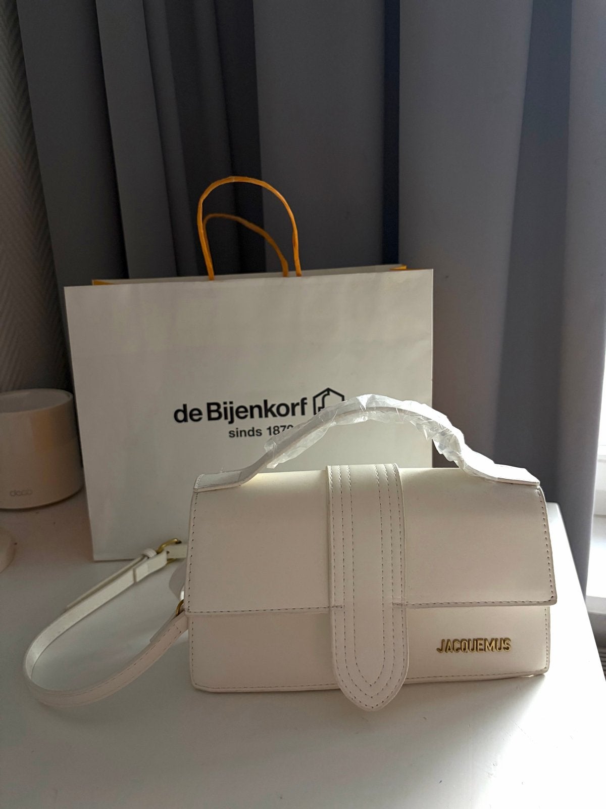 Jacquemus Le Chiquito tas - Nieuw, Ophalen of Verzenden, Nieuw, Wit, Handtas