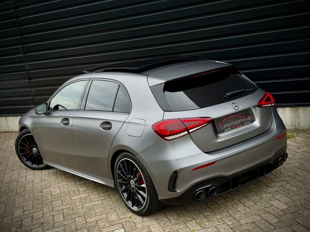 Mercedes-Benz A-Klasse 180 AMG PANO|MEMORY|SFEER|BLINDSPOT|M, Auto's, Automaat, 136 pk, Gebruikt, 4 cilinders