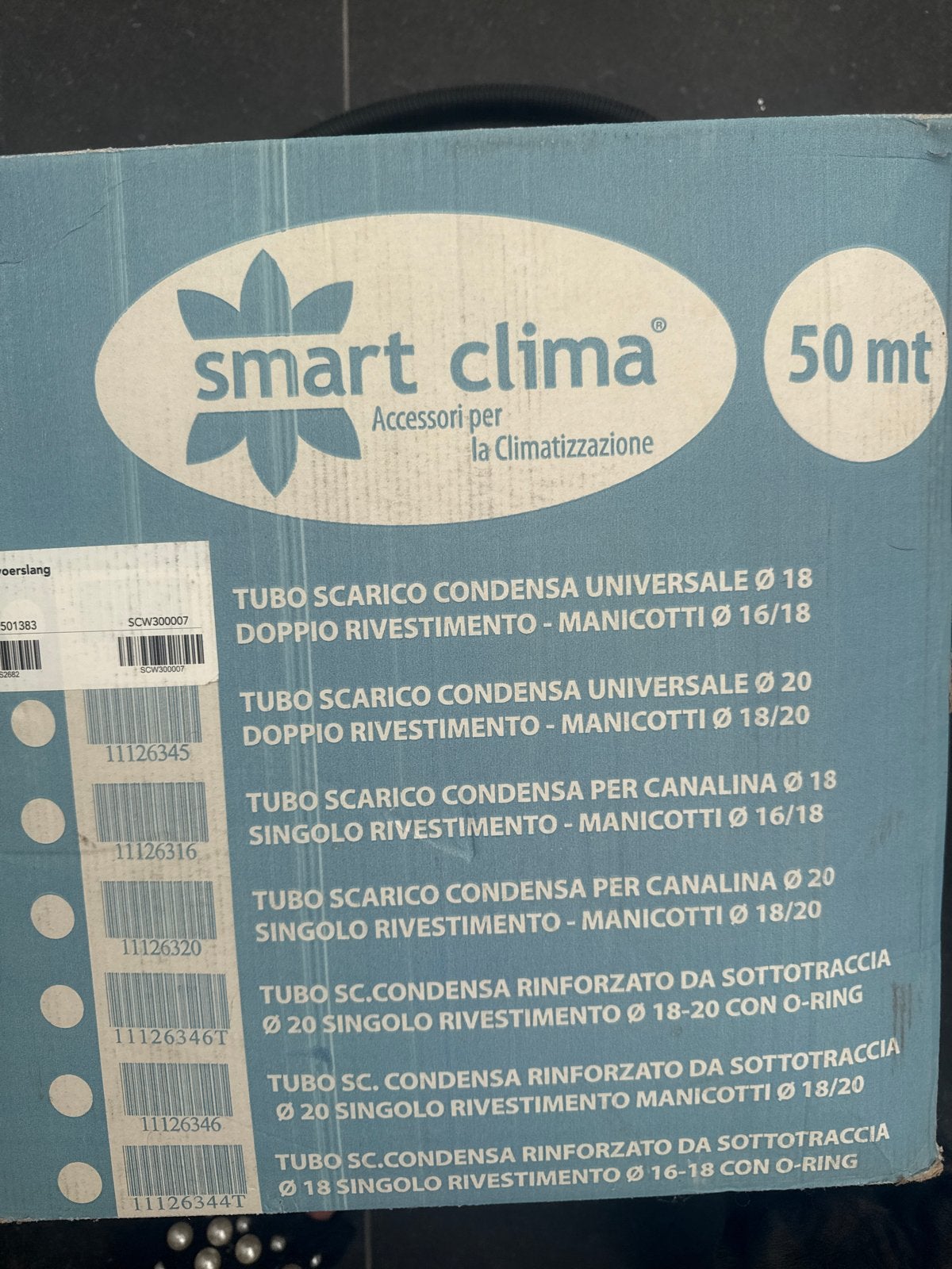 Smart Clima Condensafvoerslang 50m - Diverse Maten, Ophalen, Nieuw