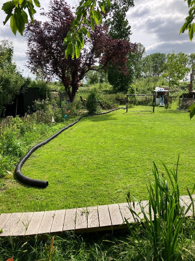 drainagebuis kaal 125mm - 23 meter, Ophalen, Zo goed als nieuw