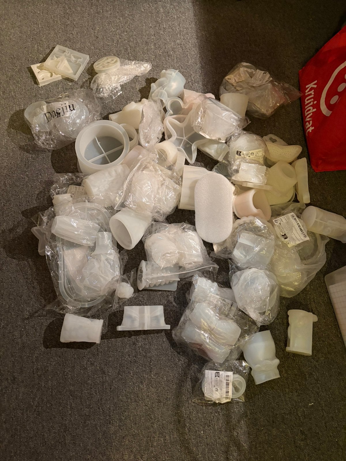 Mallen epoxy kaarsen gips, Overige thema's, Ophalen of Verzenden, Zo goed als nieuw, Overige materialen