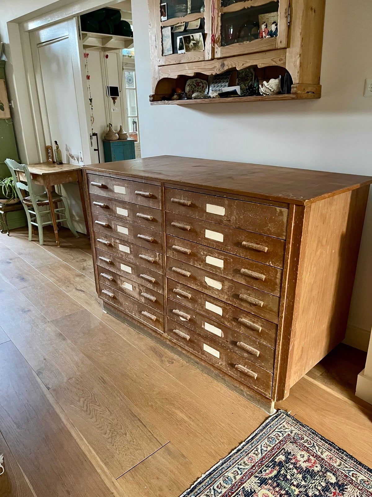 Authentieke Vintage Ladenkast, Ophalen