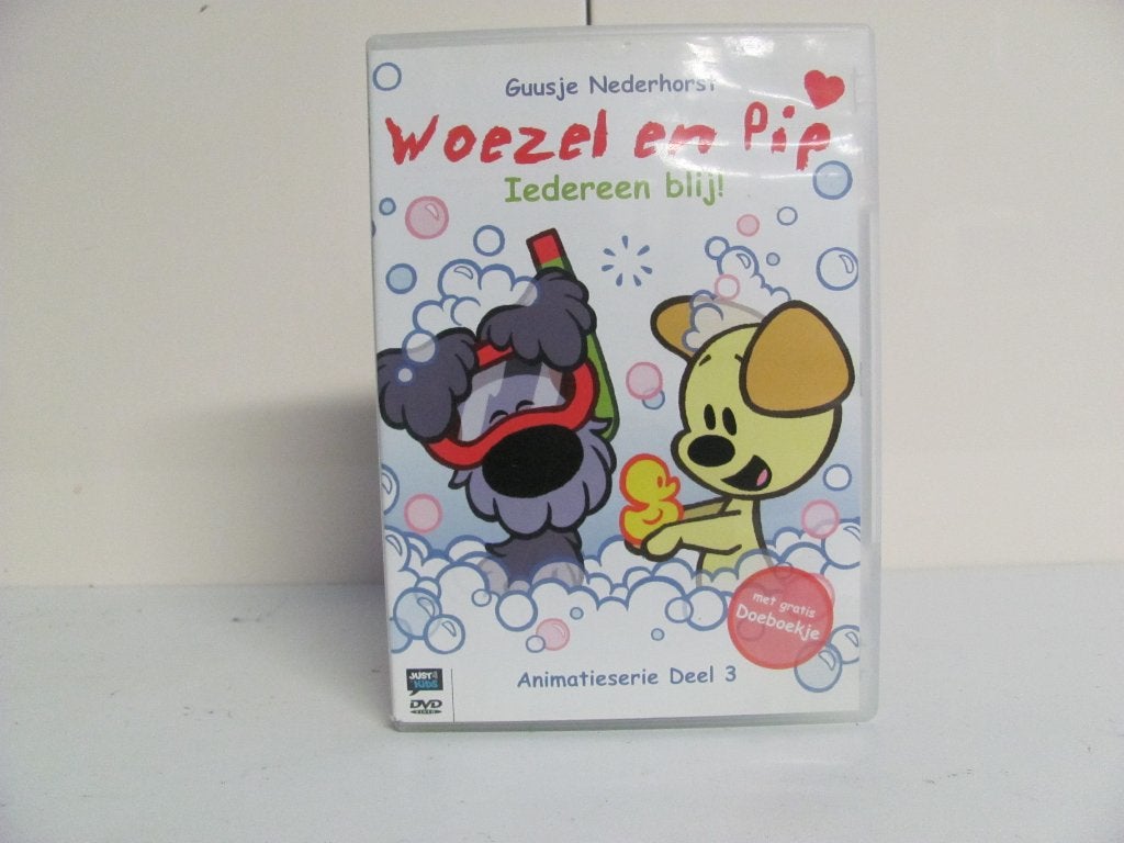 woezel en pip-iedereen blij!, Animatie, Alle leeftijden, Ophalen of Verzenden, Zo goed als nieuw