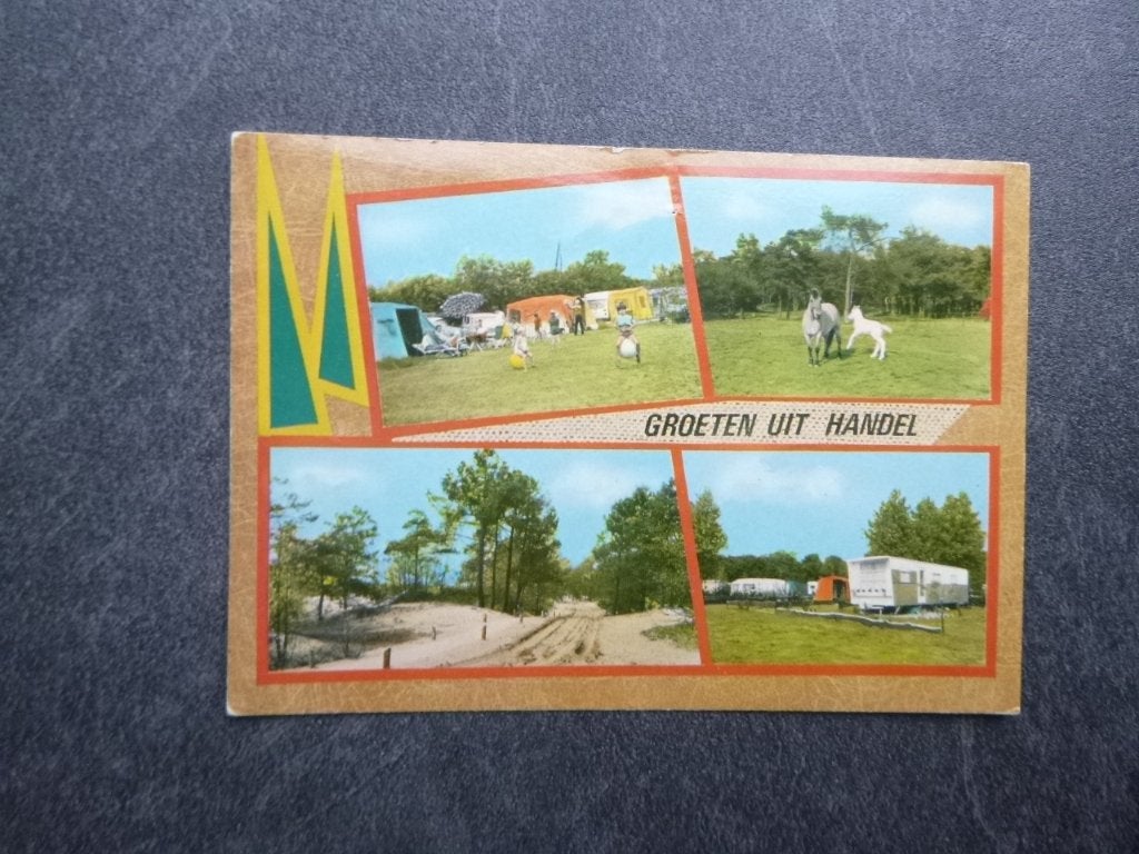 groeten uit Handel 1974, Verzenden, 1960 tot 1980, Gelopen, Noord-Brabant