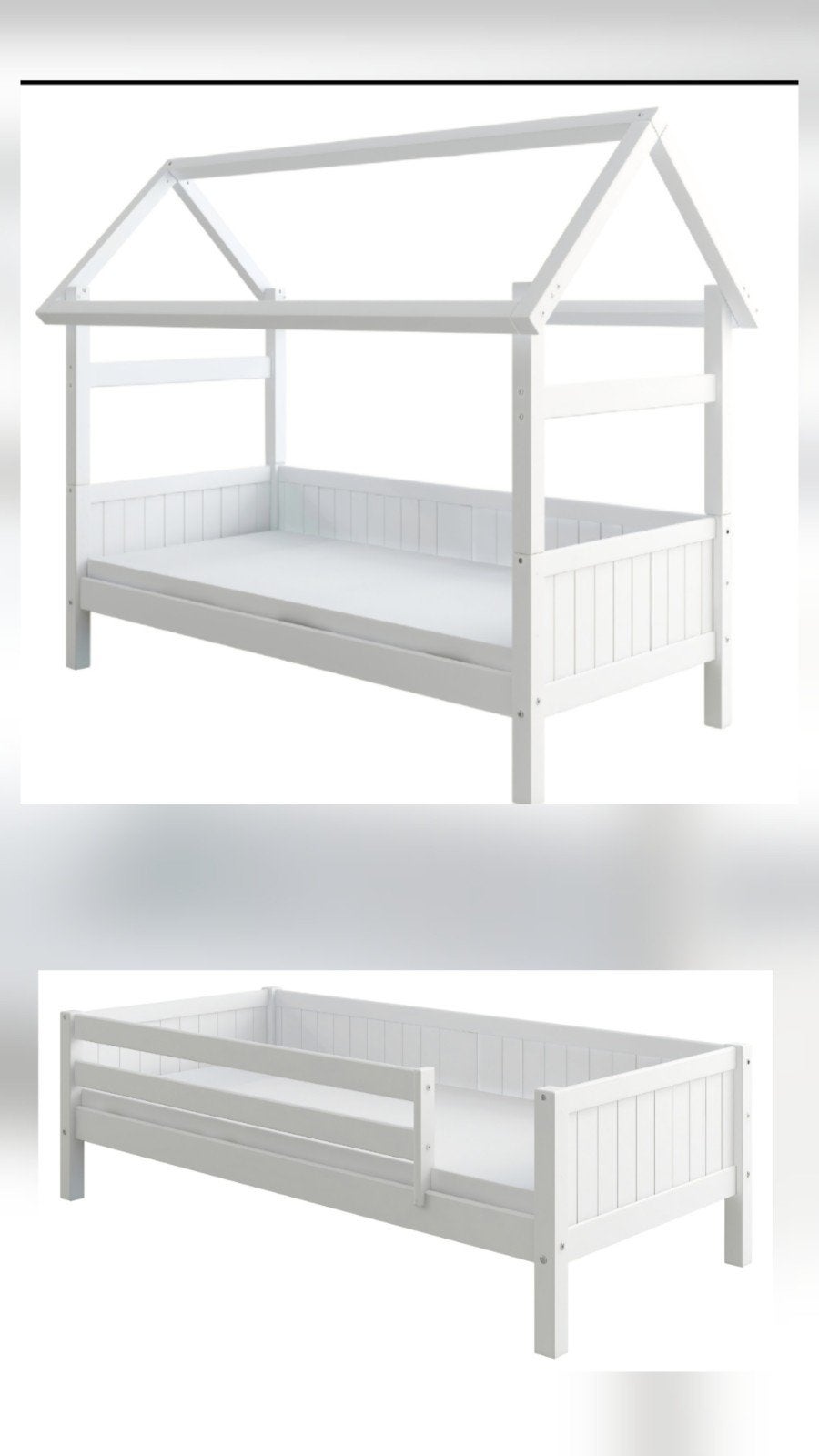 Bedhuisje Beter Bed (90 x 200 cm), Ophalen, 90 cm, Eenpersoons, Wit