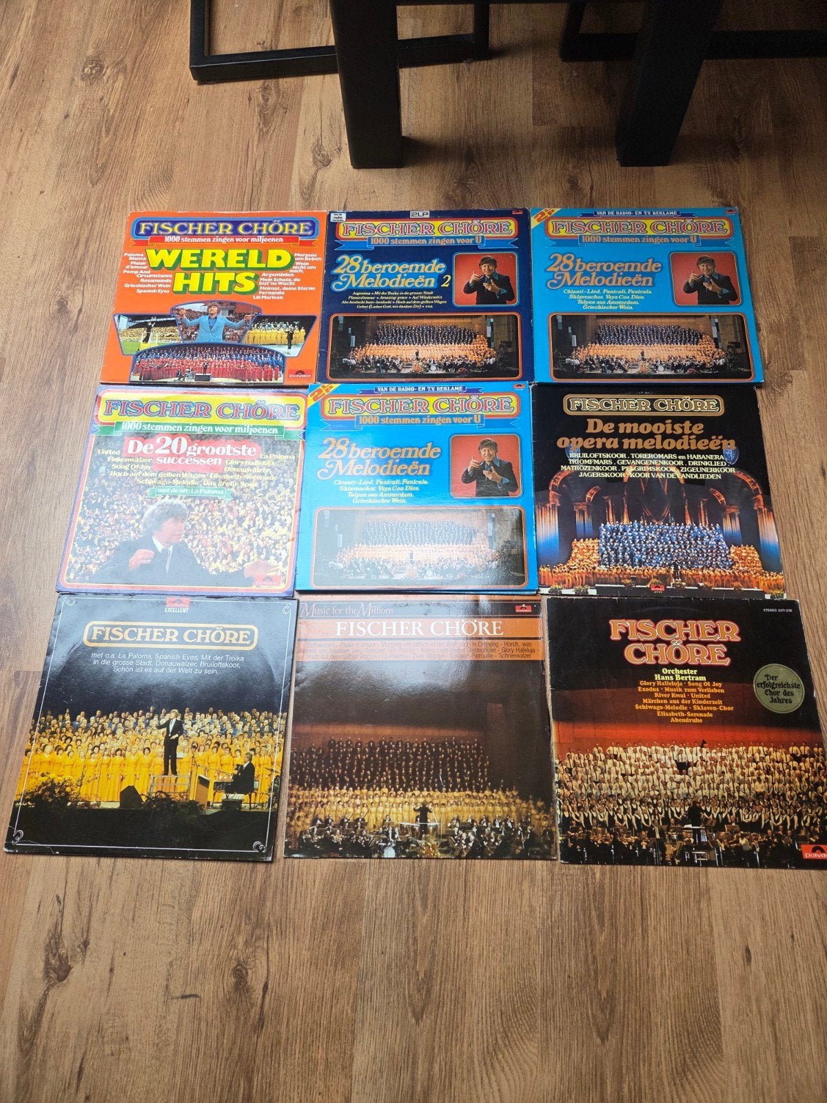 Fischer Chöre LP Collectie - Diverse Albums, Ophalen of Verzenden, Gebruikt, Overige genres