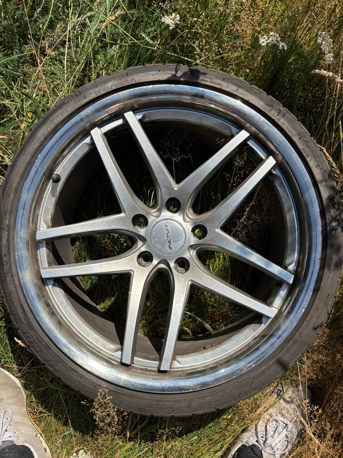 4x Inovet lichtmetalen velgen 19 inch, Motoren, Ophalen