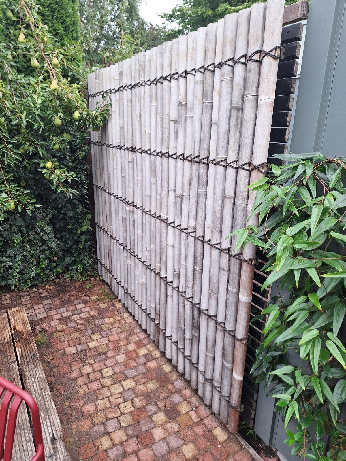 3x Bamboo scherm 240cm  x 90cm, Tuin en Terras, Tuinhekken en Hekwerk, Ophalen, Gebruikt, Overige materialen, Tuinhek