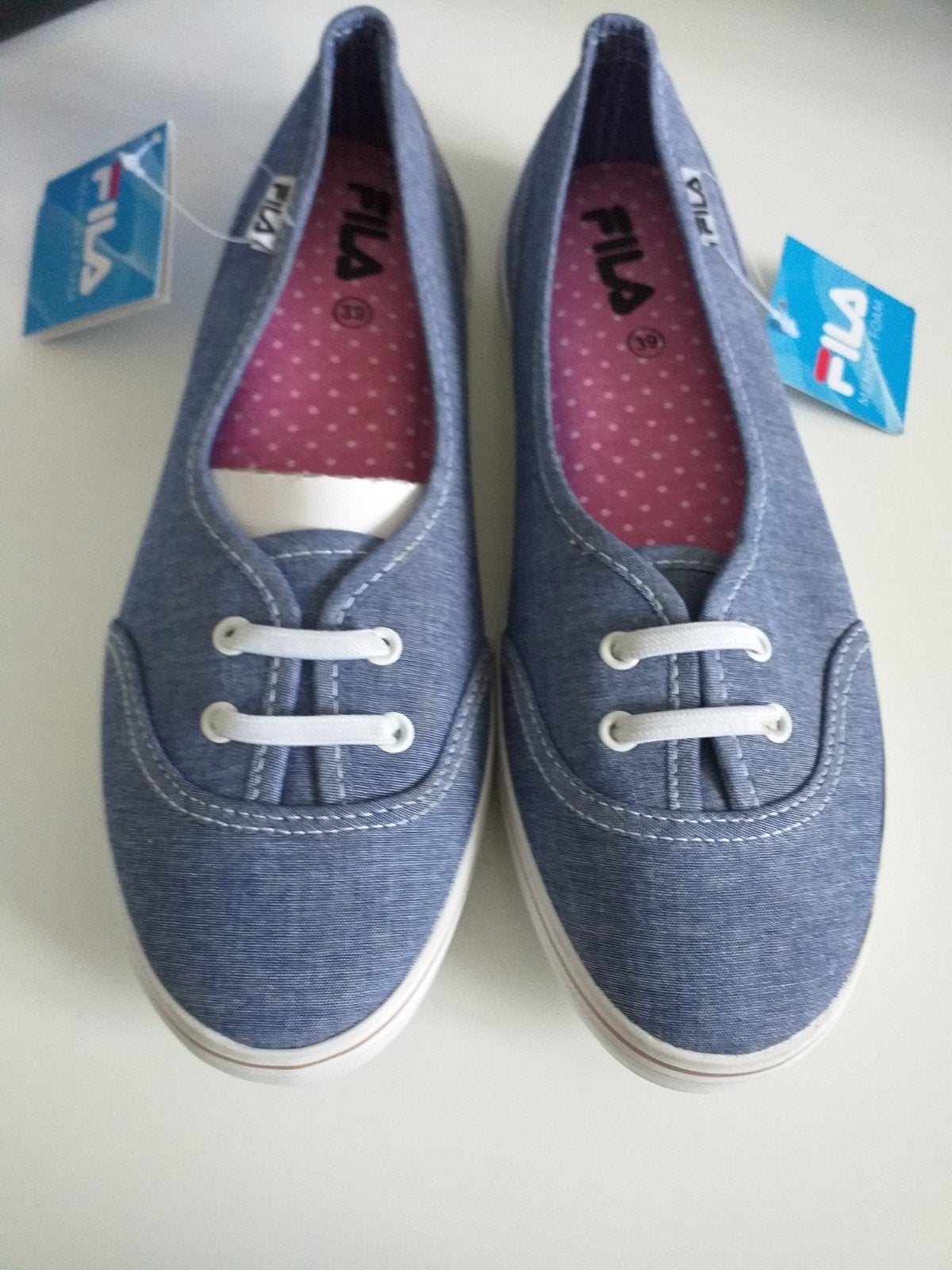 Nieuwe Fila Ballerina's/Instappers - Maat 39, Blauw, Nieuw, Fila, Ballerina's