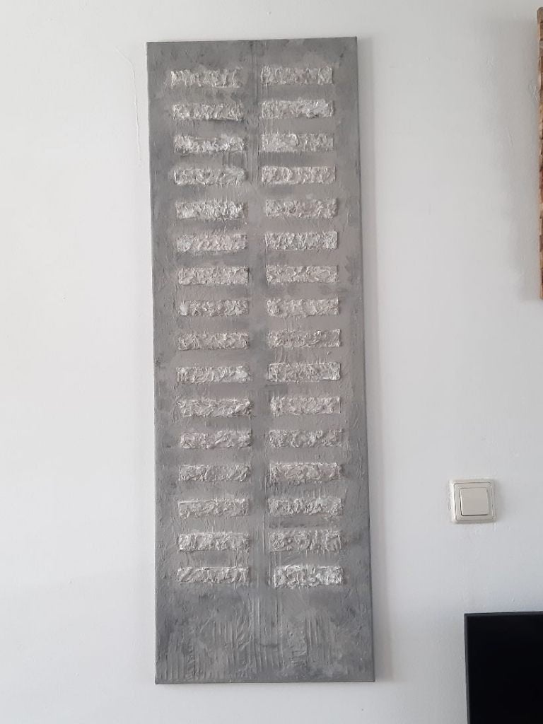 WABI SABI wandpaneel 40x120, Ophalen, Handgemaakt, 40 cm, 120 cm