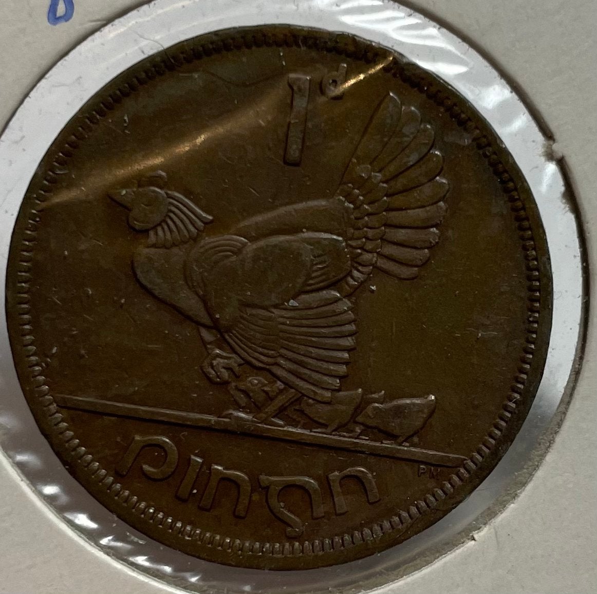 1 penny Ierland 1946, Postzegels en Munten, Ophalen of Verzenden