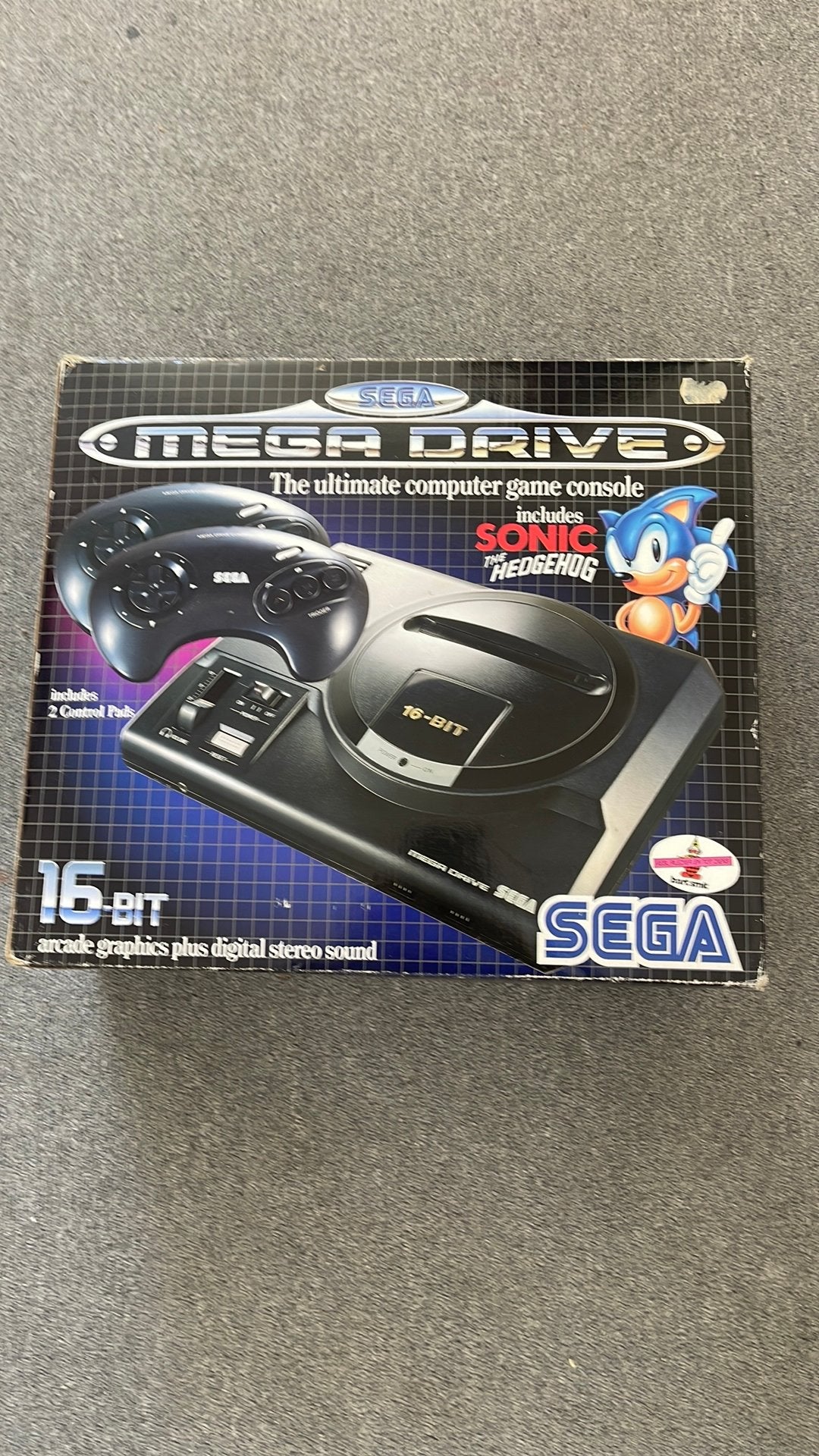 Sega 16-bit console, Spelcomputers en Games, Spelcomputers | Sega, Verzenden, Zo goed als nieuw, Met 1 controller, Mega Drive