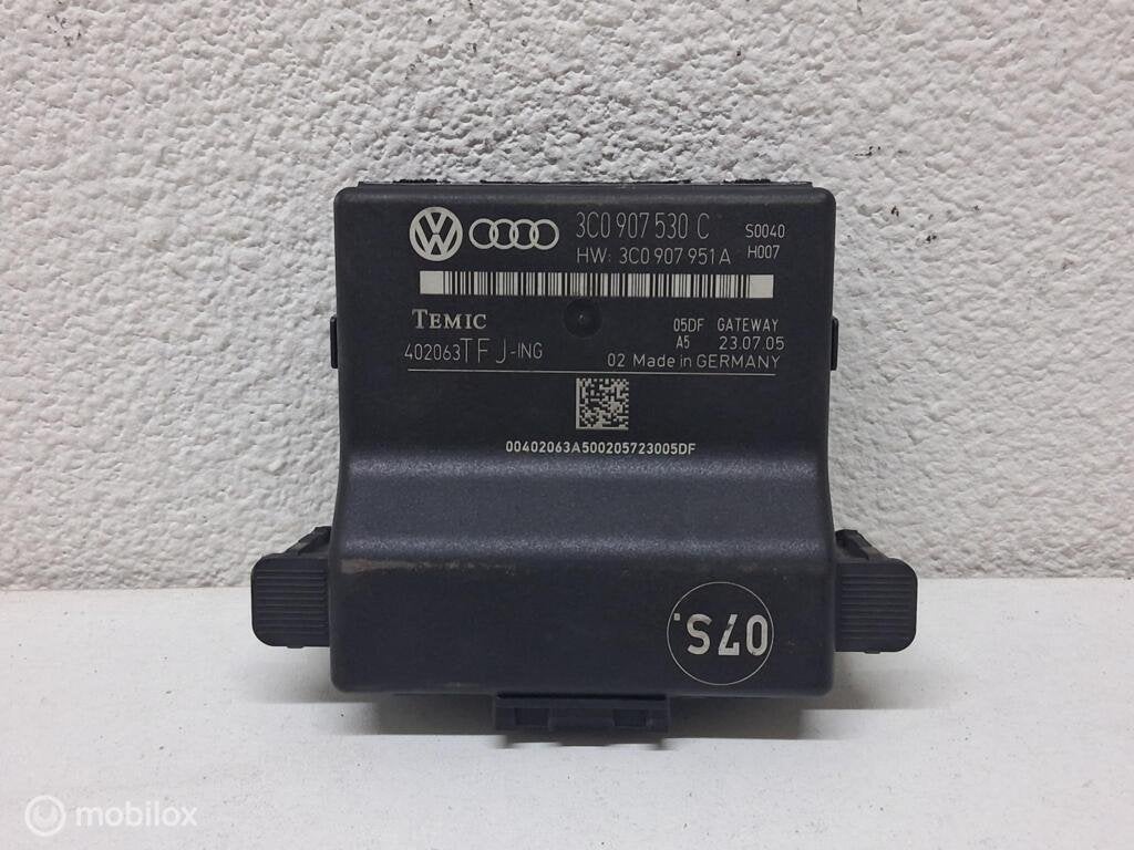 Gateway module Vw Passat B6 ('05-'10) 3C0907530C, Gebruikt, Volkswagen, Ophalen of Verzenden