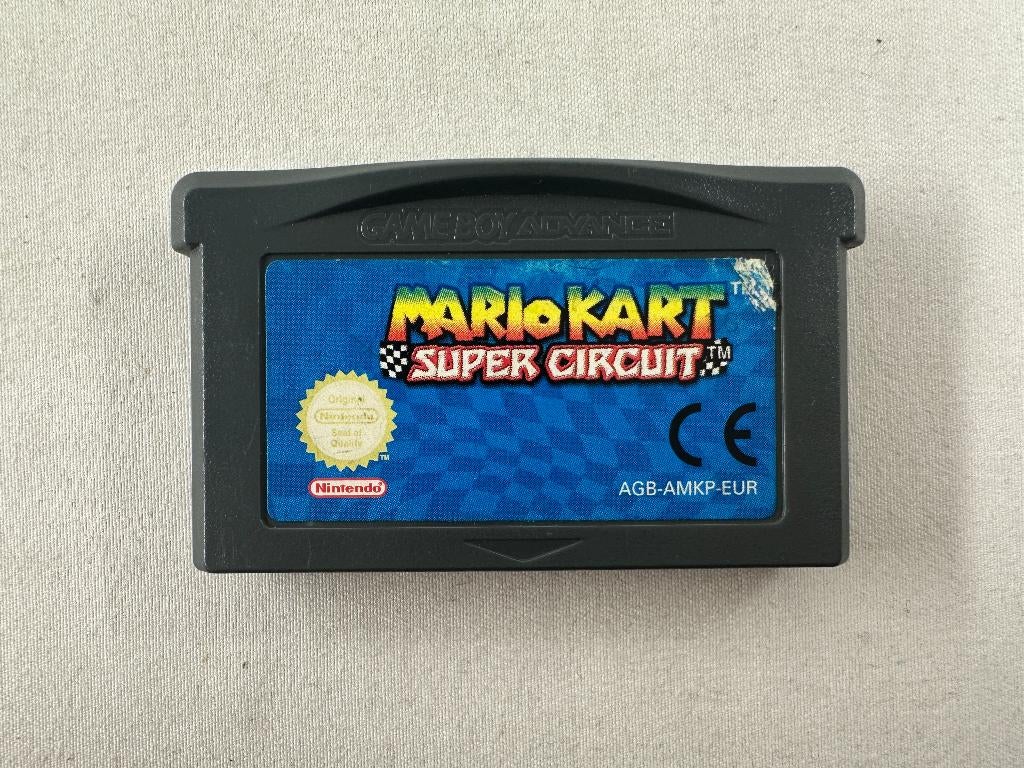 Mario Kart Super Circuit Nintendo Gameboy Advance - GBA, Spelcomputers en Games, Nintendo, Gebruikt, Ophalen of Verzenden, Onbekend