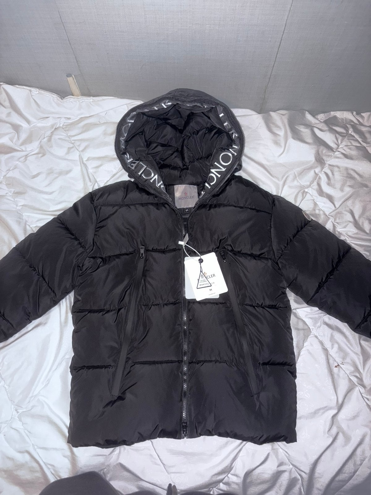 Moncler montcla jas, Ophalen of Verzenden, Nieuw, Maat 48/50 (M), Zwart