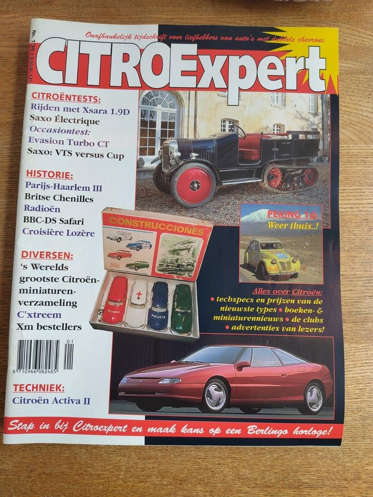 CITROExpert jaargang 1998 nr. 1 t/m 6, Ophalen of Verzenden, Gelezen