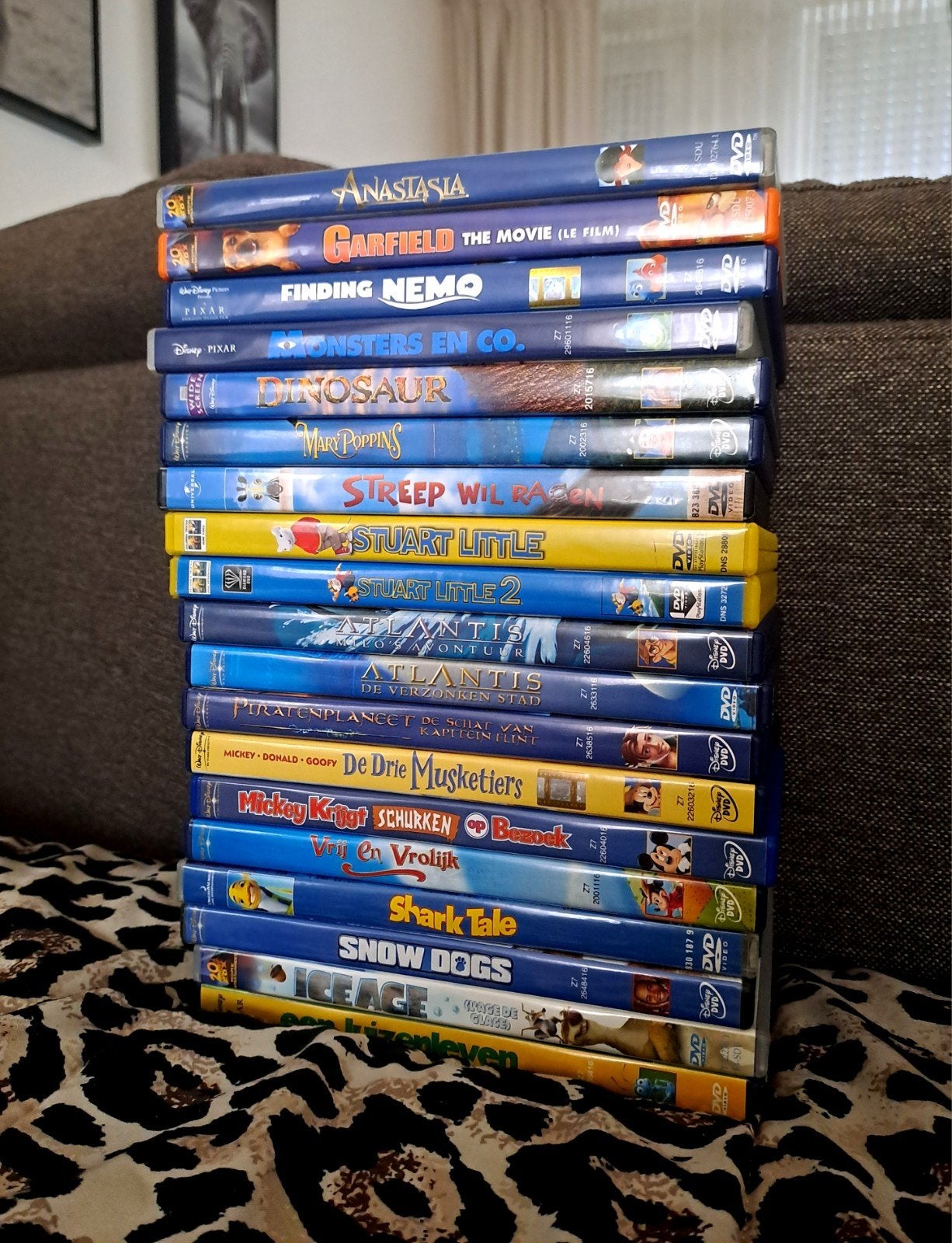 Grote collectie kinderfilms op DVD - Disney, Pixar en meer, Gebruikt, Animatie, Alle leeftijden, Nederlands
