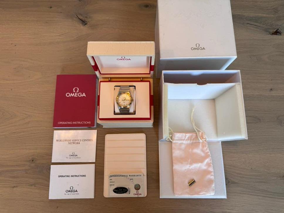 Omega Constellation 1252.30.00 Full Set!, Staal, Ophalen of Verzenden, Zo goed als nieuw, Omega