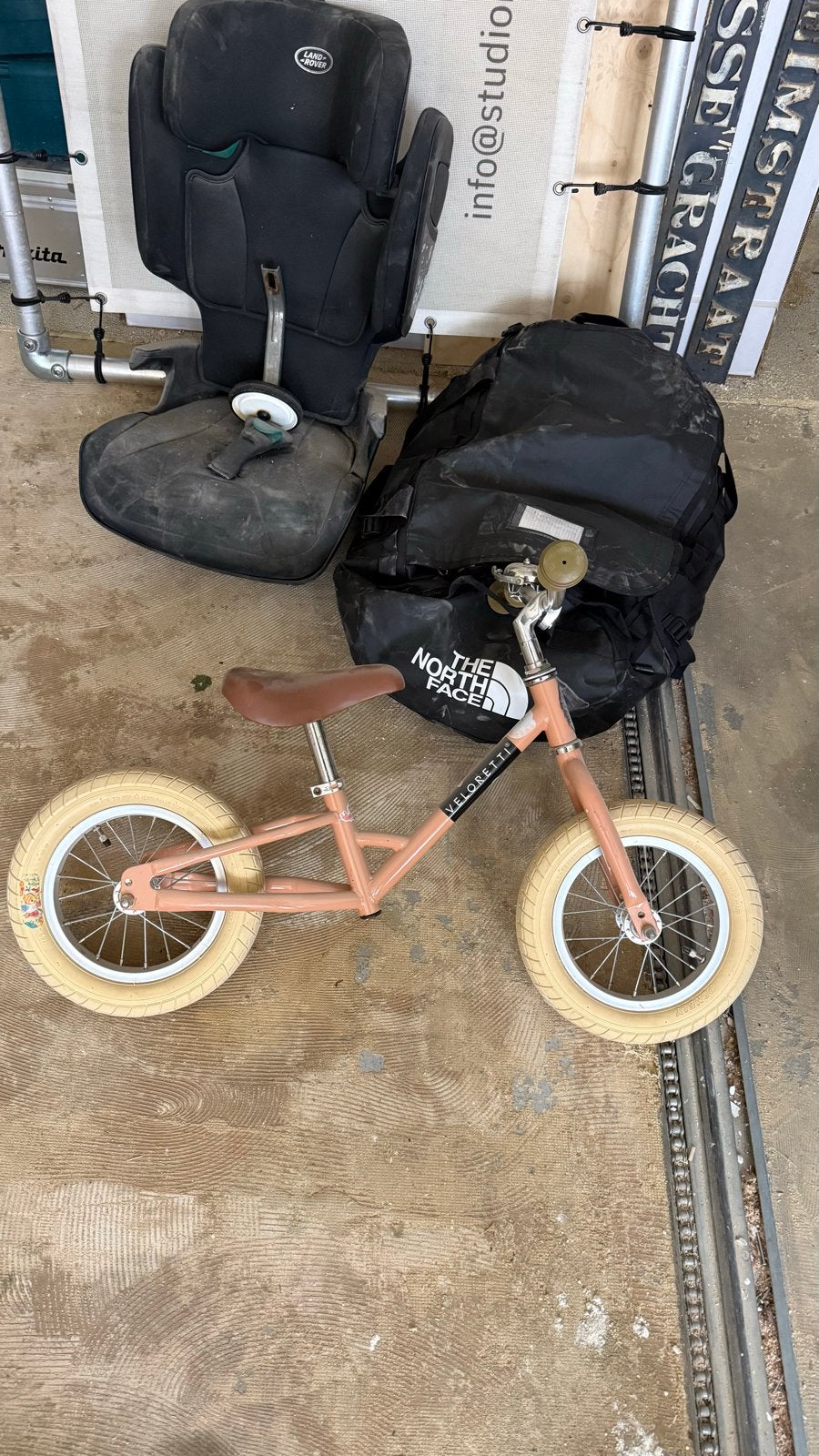 Veloretti loop fiets oud roze, Ophalen