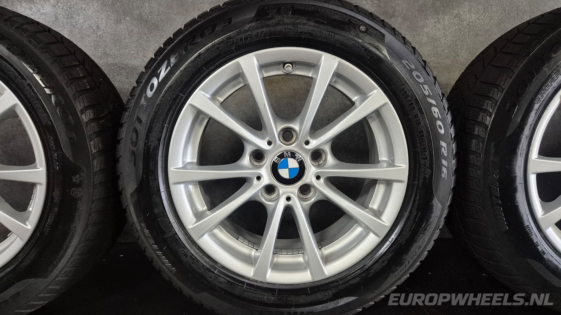 16 inch BMW velgen 3 Serie F30 F31 F32 4 391 winterbanden, Auto-onderdelen, Banden en Velgen, Gebruikt, -, Banden en Velgen, -
