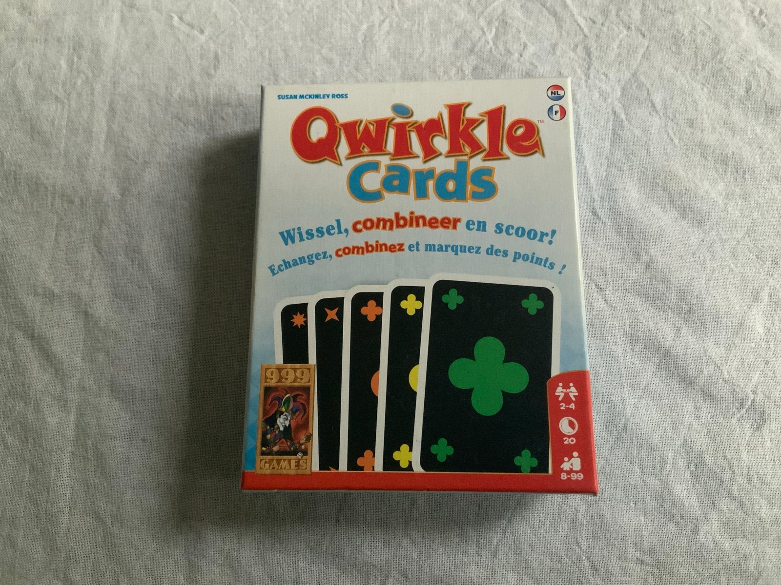 Qwirkle Cards, Een of twee spelers, Ophalen of Verzenden, Gebruikt