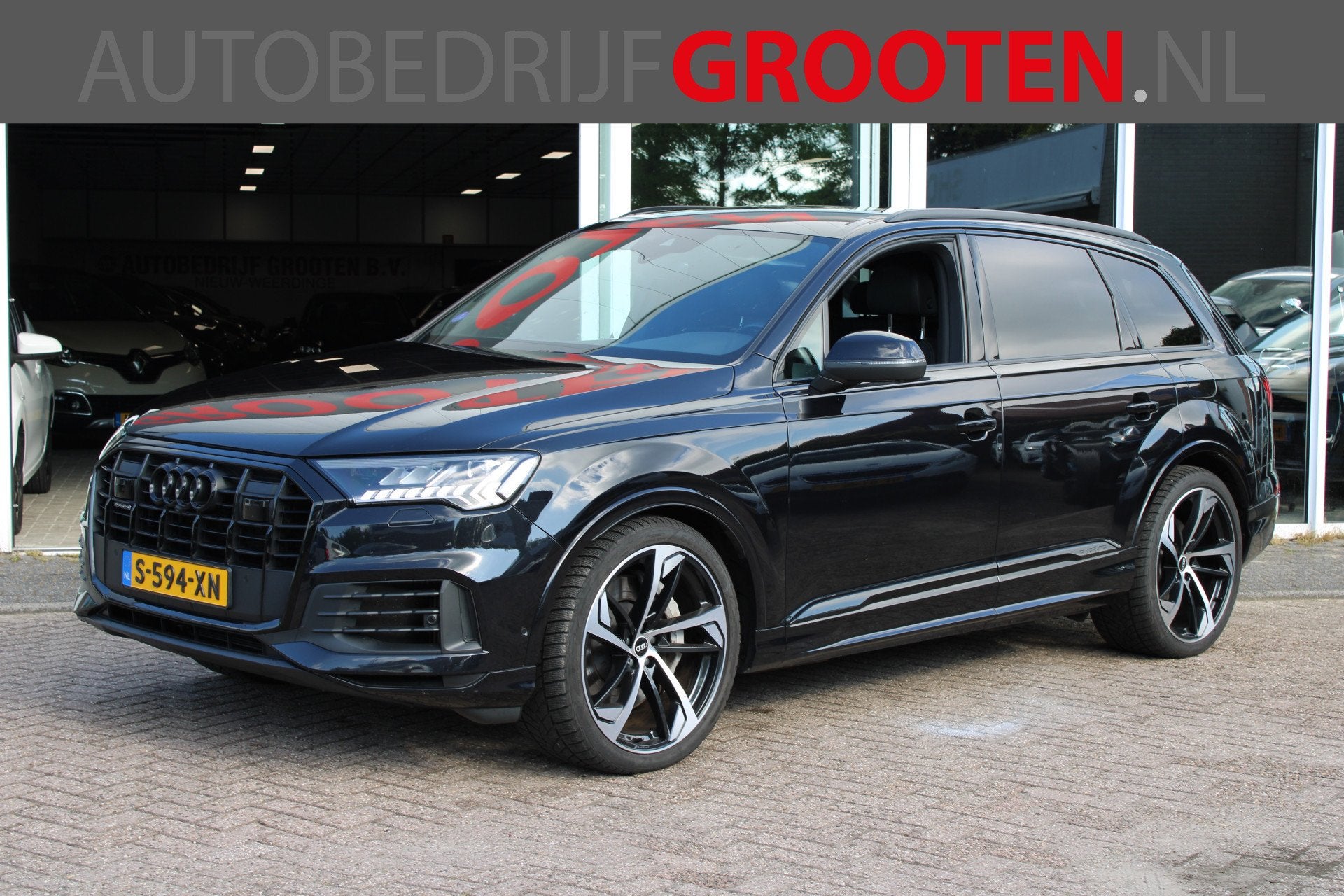 Audi Q7 55 TFSI e quattro Pro Line Plus (bj 2021, automaat), Auto's, Audi, Automaat, Dealer onderhouden, Gebruikt, Euro 6