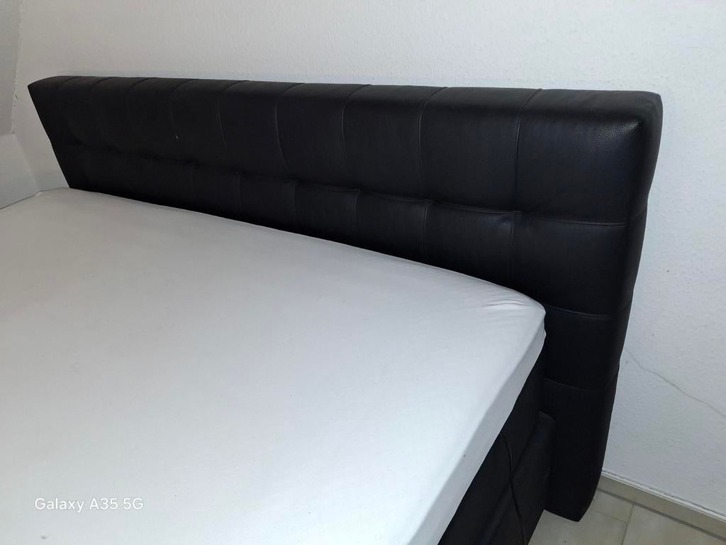 Boxspring Swiss Sense 210x180 elektrisch verstelbaar, Ophalen of Verzenden, Tweepersoons, Zwart