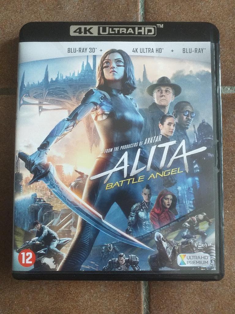 Alita Battle Angel 4K Bluray + 3D Bluray + 2D Bluray, Ophalen of Verzenden, Zo goed als nieuw, Science Fiction en Fantasy