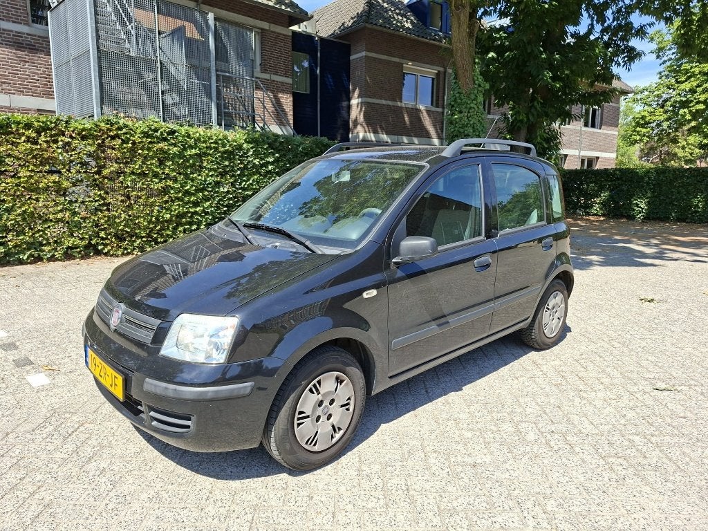 Fiat Panda 1.2 Edizione Cool 60PK / 2008 / AIRCO / 102.000km, Voorwielaandrijving, Stof, Zwart, Origineel Nederlands