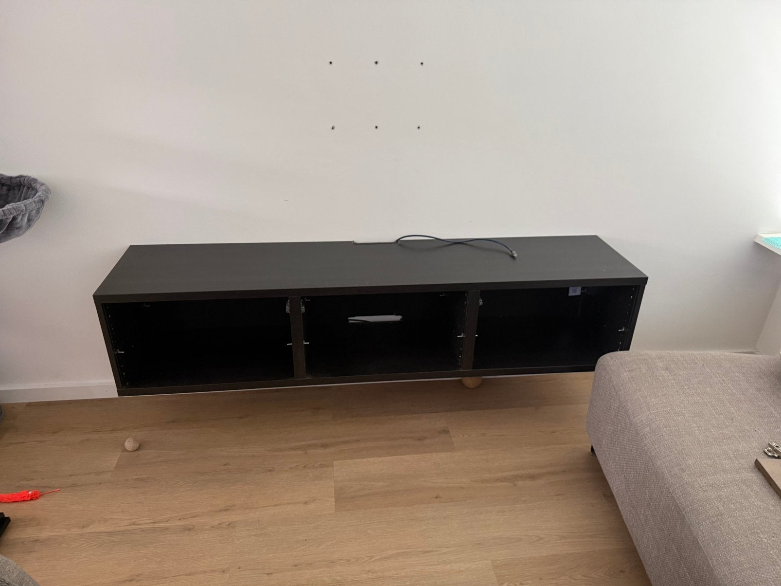 Te koop Besta ( Ikea ) zwevende tv kast ., Ophalen, 150 tot 200 cm, Zo goed als nieuw, Minder dan 100 cm