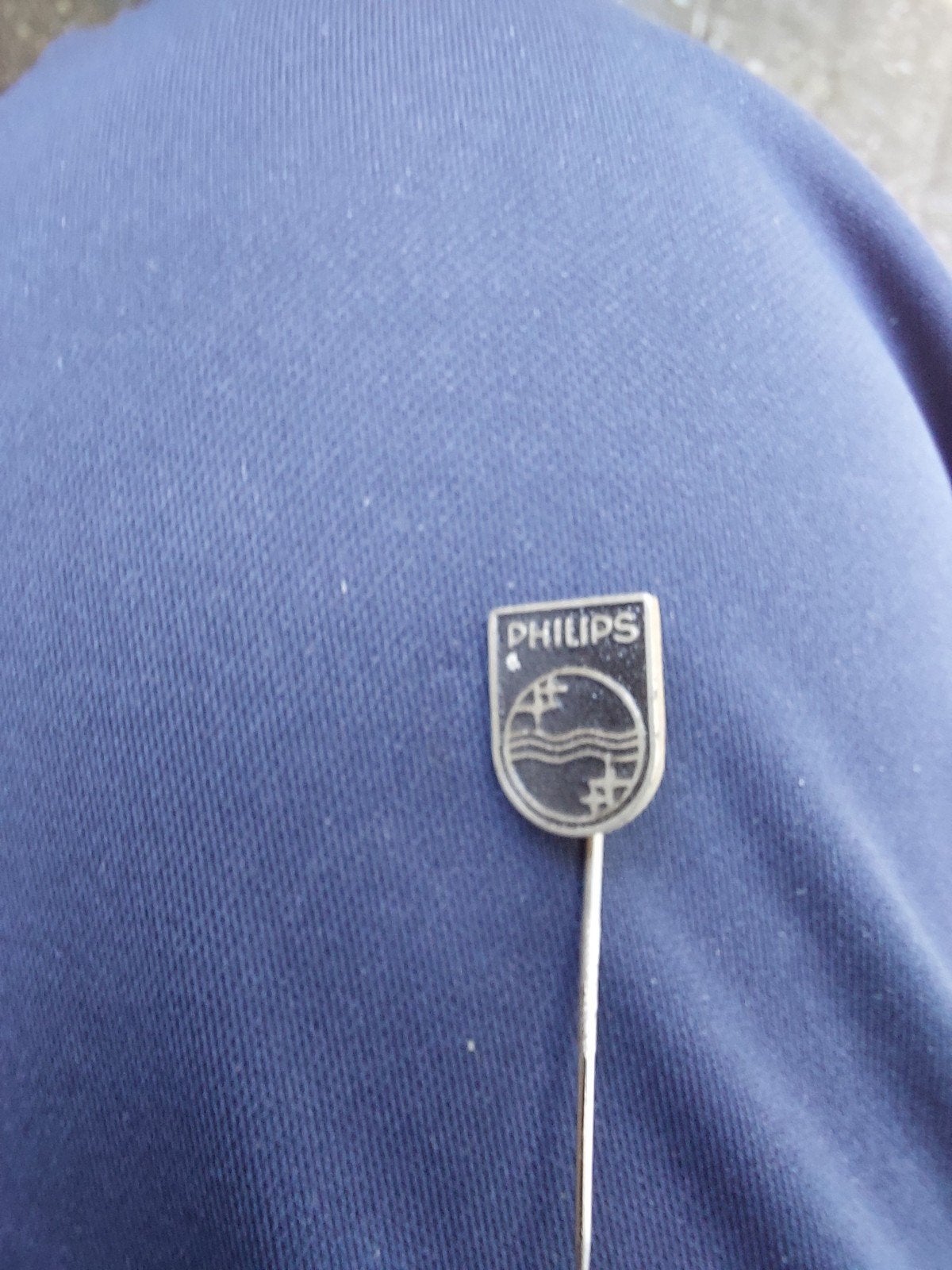 Vintage Philips Speldje - Zeldzaam Verzamelobject, Ophalen of Verzenden, Gebruikt, Merk, Speldje of Pin