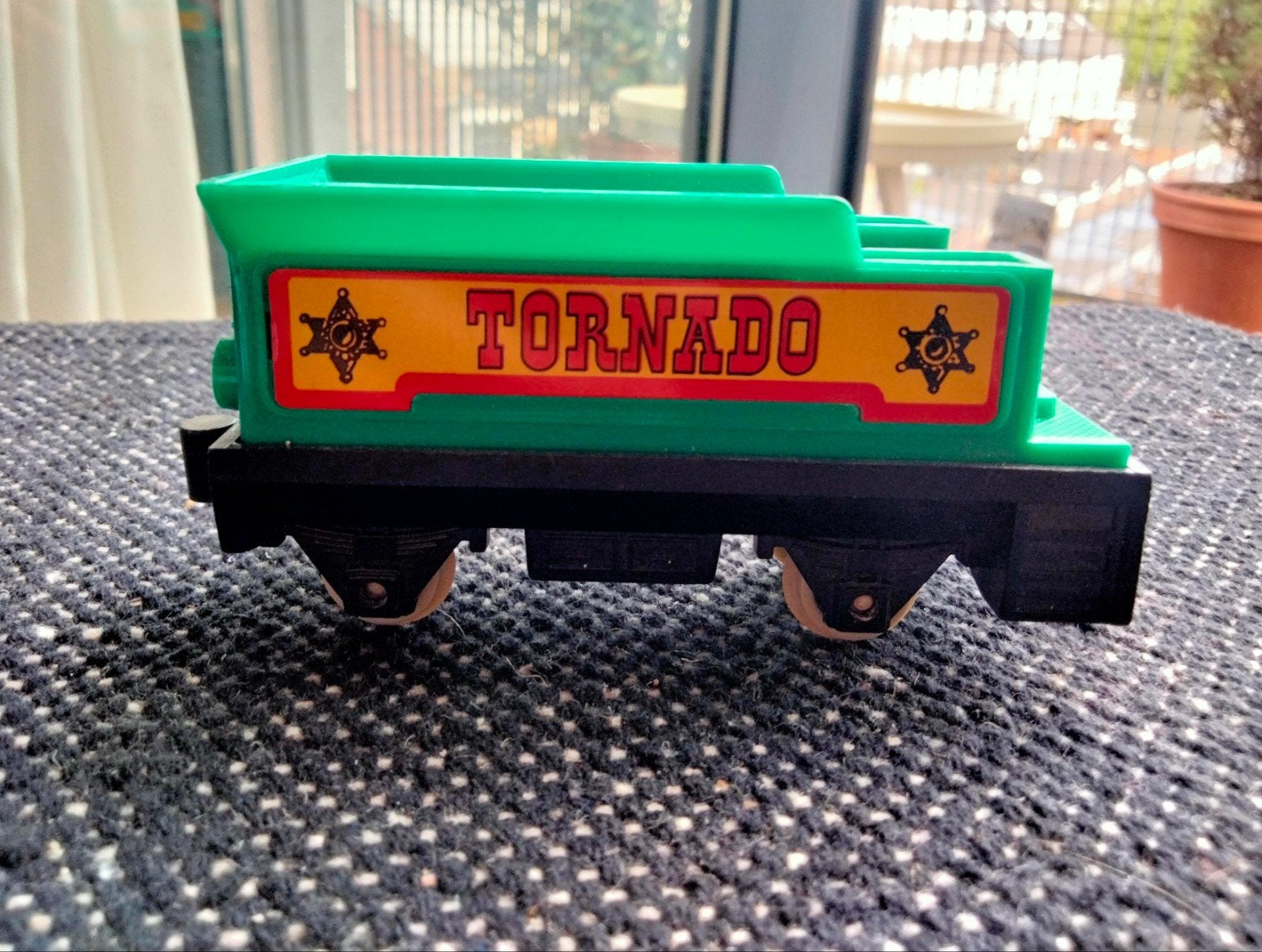 Vintage Speelgoed Treinwagon 'Tornado', Ophalen of Verzenden, Gebruikt, Jongen of Meisje
