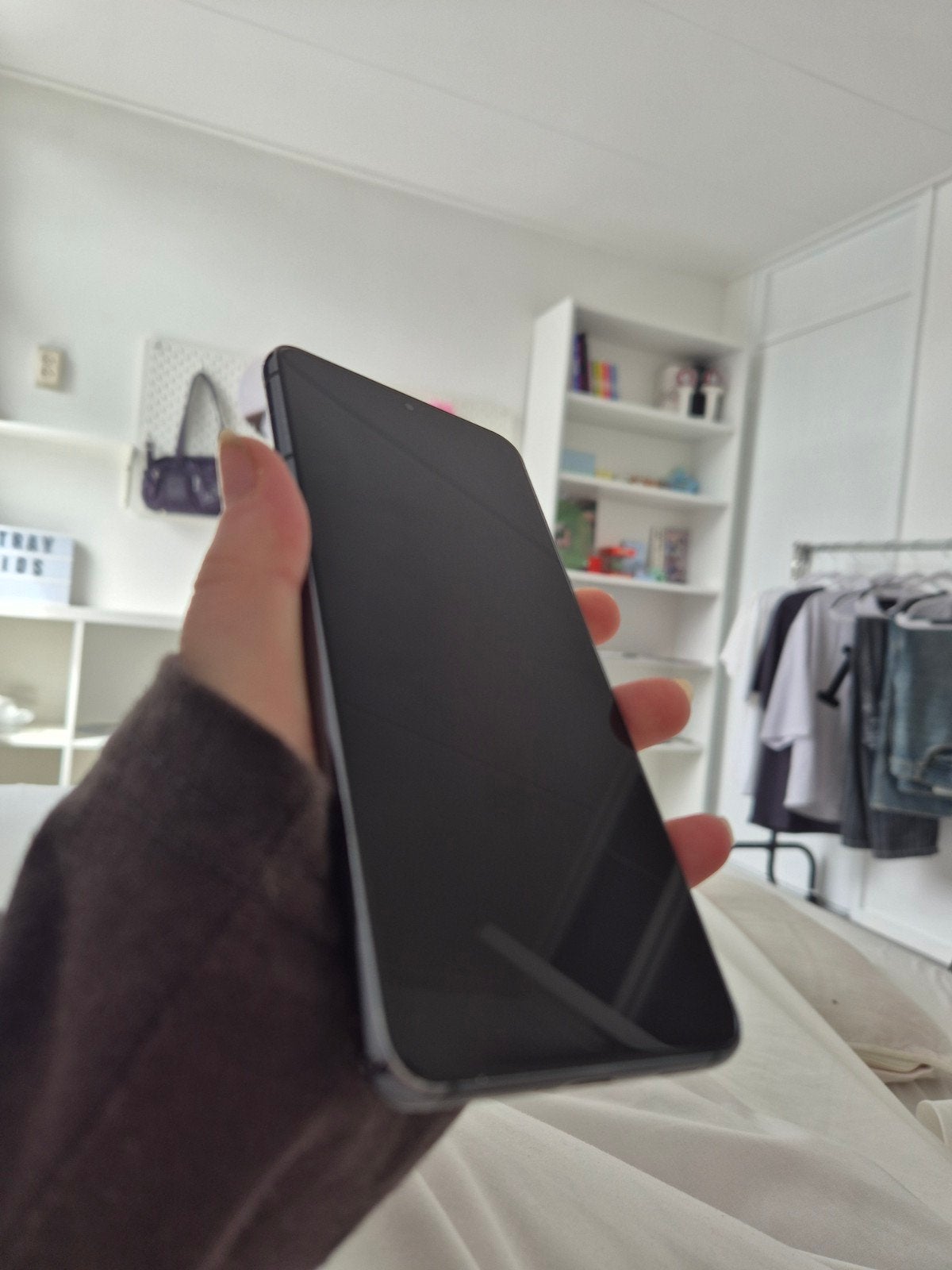Samsung S21 5G, Ophalen, Zwart, Zo goed als nieuw, 128 GB