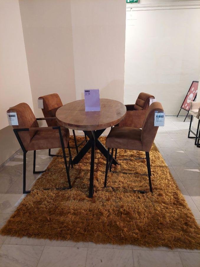 bartafel en barstoelen, industrieel, stoer en sober,, Huis en Inrichting, Ophalen, Overige materialen, 100 tot 150 cm, Nieuw