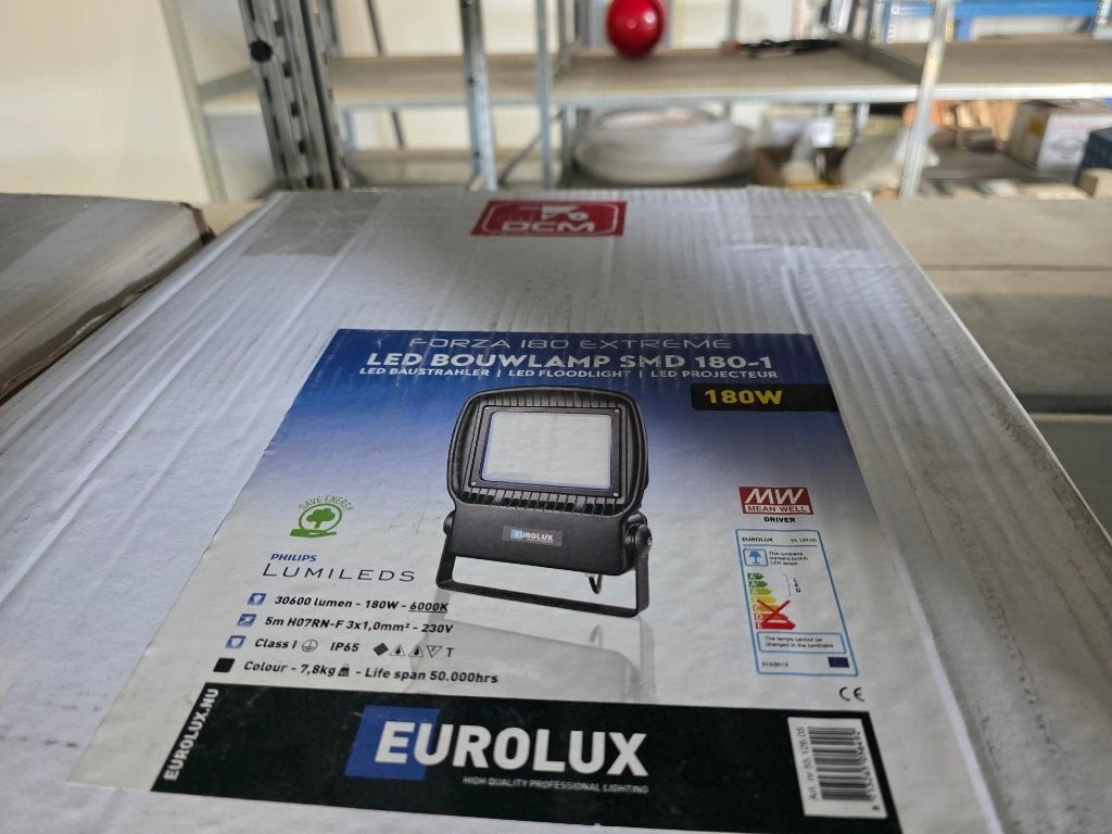Eurolux Forza 180 Extreme bouwlamp, Ophalen of Verzenden, Nieuw