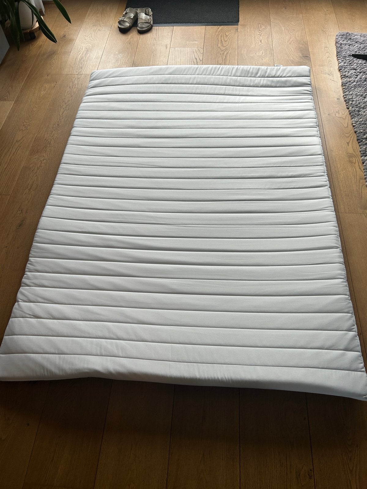 Topper, Ophalen, 140 cm, Zo goed als nieuw, Matras